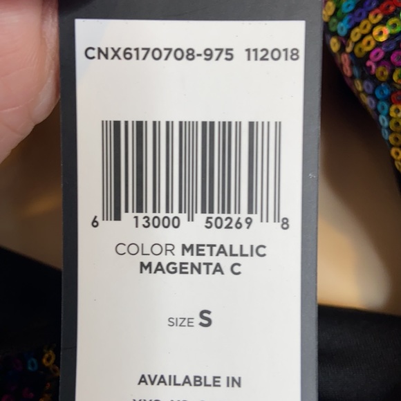 BCBGMAXAZRIA Rainbow Sequin Dress - Picture 8 of 9